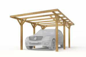 Einzelcarport 333x513 cm